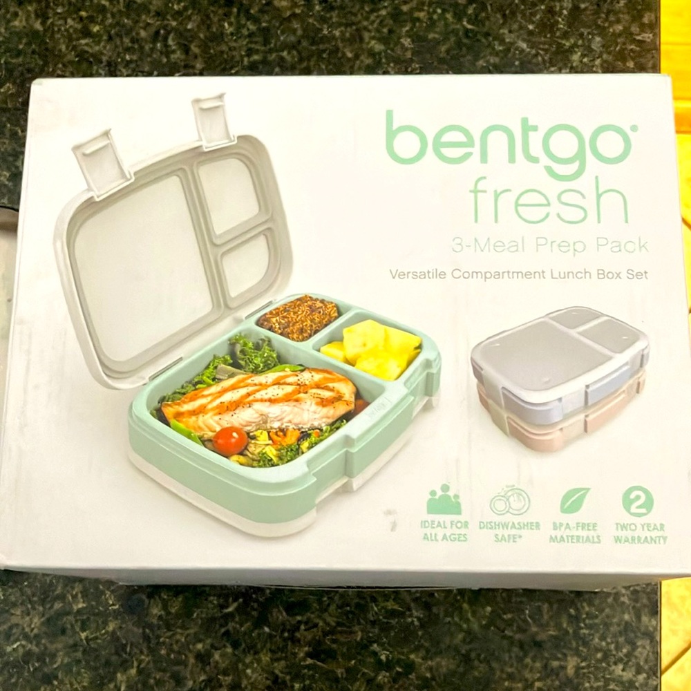 Bento prep & pack 3 meals